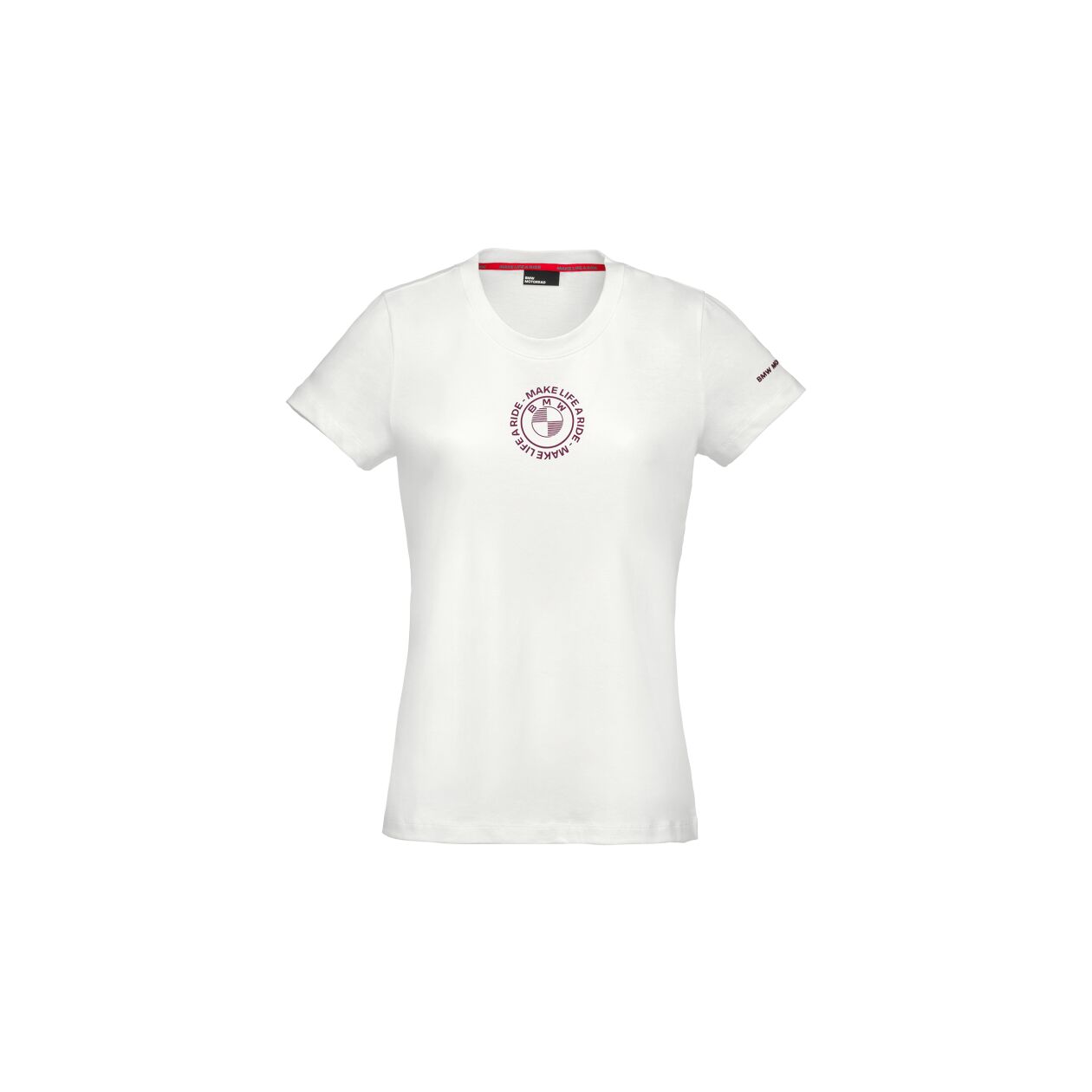 T-SHIRT MAKE LIFE A RIDE BLANC DAME M ou L