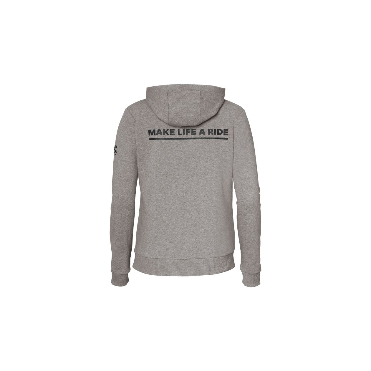 SWEAT À CAPUCHE ET FERMETURE ÉCLAIR MAKE LIFE A RIDE DAME (différents coloris)