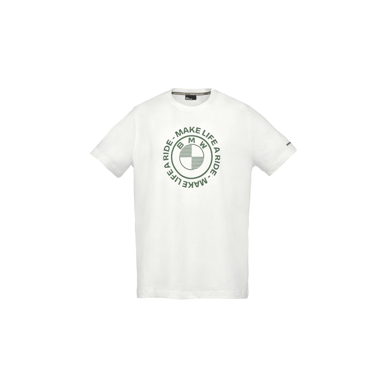 T-SHIRT MAKE LIFE A RIDE BLANC HOMME