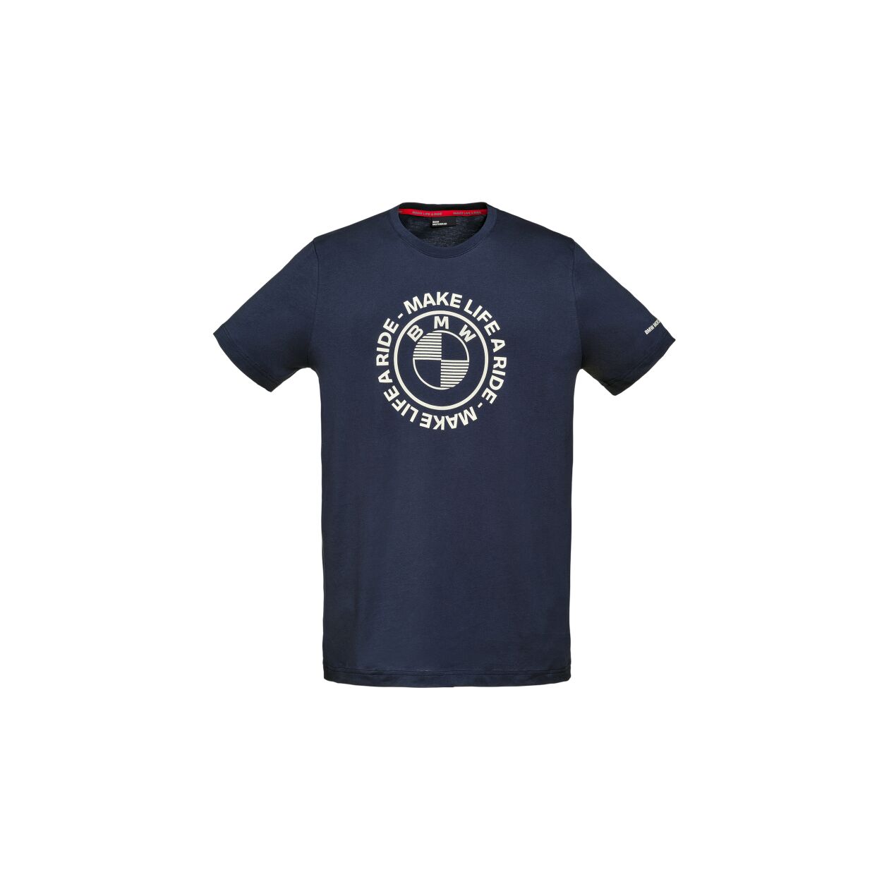 T-SHIRT MAKE LIFE A RIDE BLEU FONCE HOMME