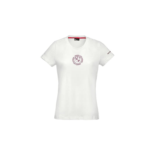 T-SHIRT MAKE LIFE A RIDE BLANC DAME M ou L