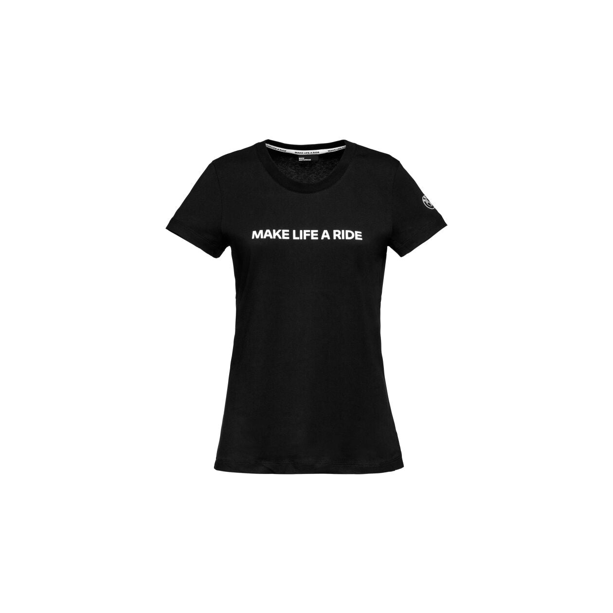 T-SHIRT MAKE LIFE A RIDE NOIR DAME