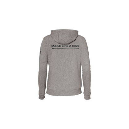 SWEAT À CAPUCHE ET FERMETURE ÉCLAIR MAKE LIFE A RIDE DAME (différents coloris)